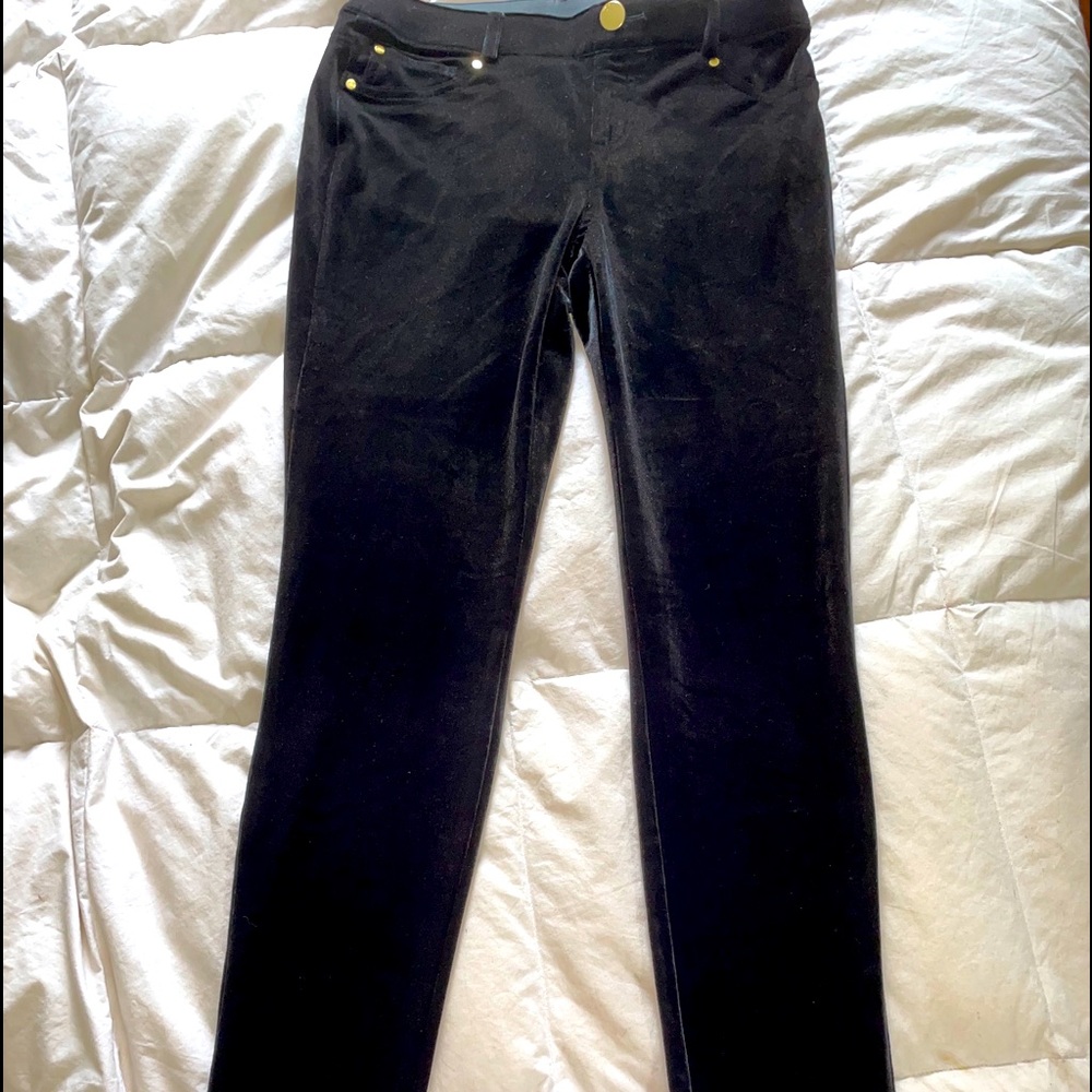 International concept skinny leg , velvet jeans